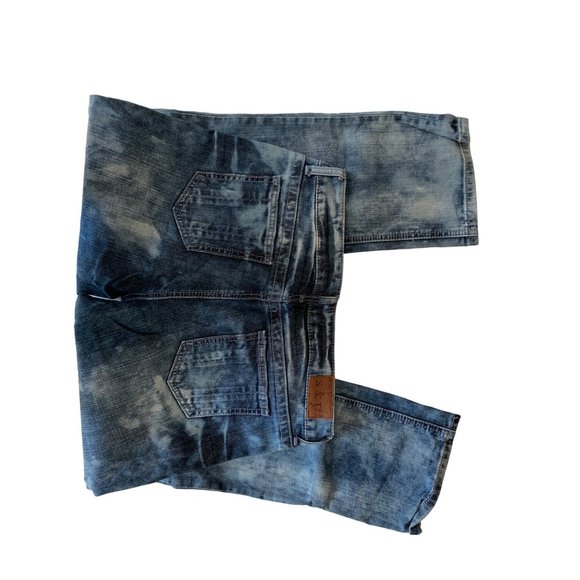 Standard and Practices Womens Size 30 Bleached Acid Wash Jeans Staight Leg - Picture 3 of 4